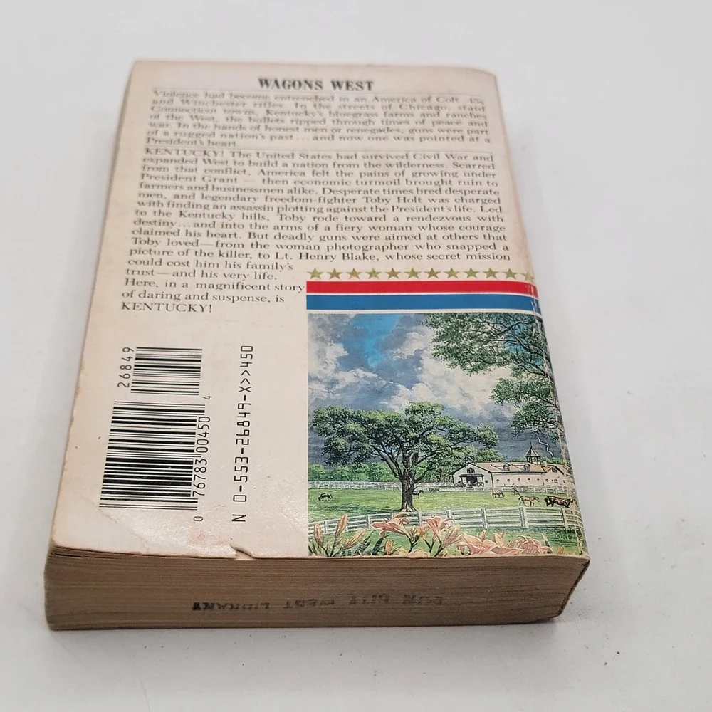 Dana Fuller Ross Kentucky! Paperback First Printing Wagons West Vol 20 Fair